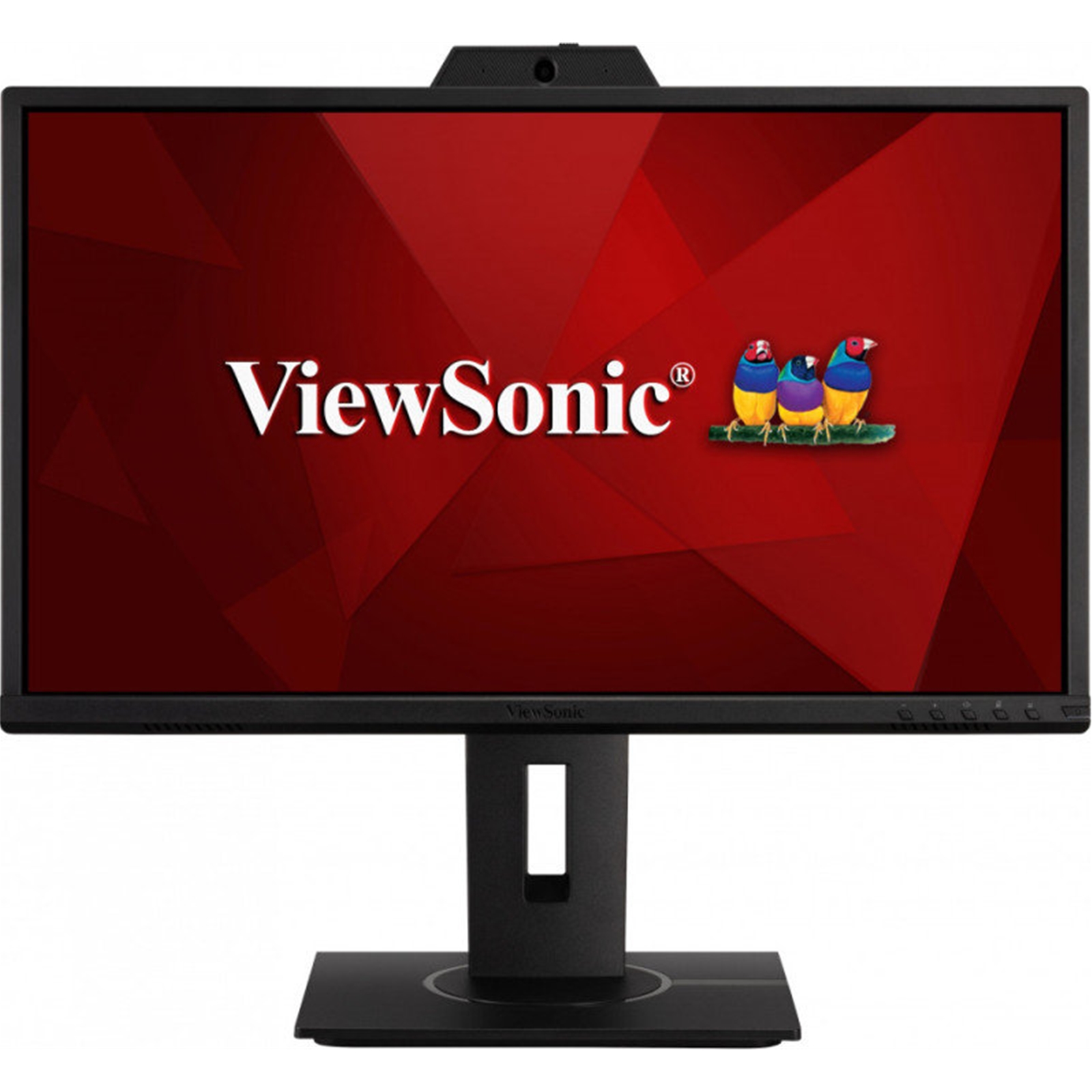 Viewsonic VG2440V 23 Inch Full HD IPS Monitor,  Widescreen, 60Hz, 5ms, VGA, HDMI, DisplayPort, Speakers, Webcam, Height Adjustable